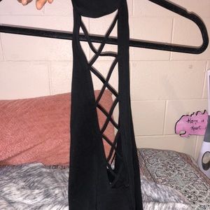 Express one eleven body suit black size small